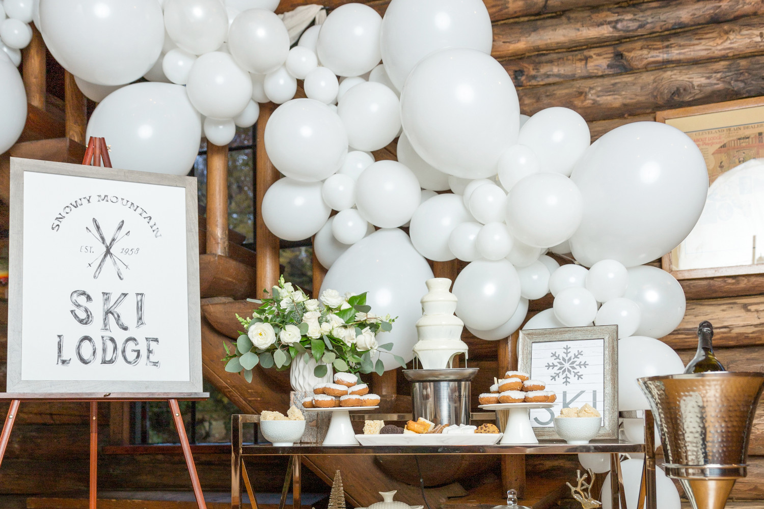 Apres ski themed birthday party at Kingdom - Little Olives Photography