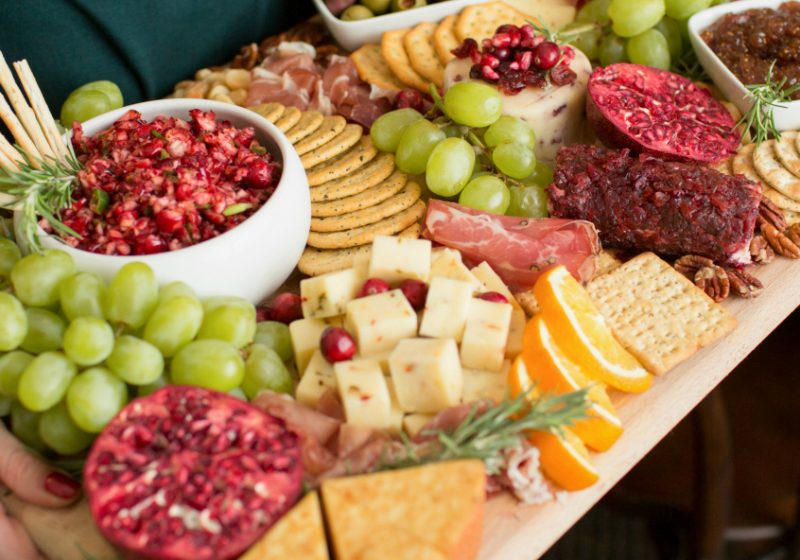 Building a Holiday Charcuterie Board with Lillet