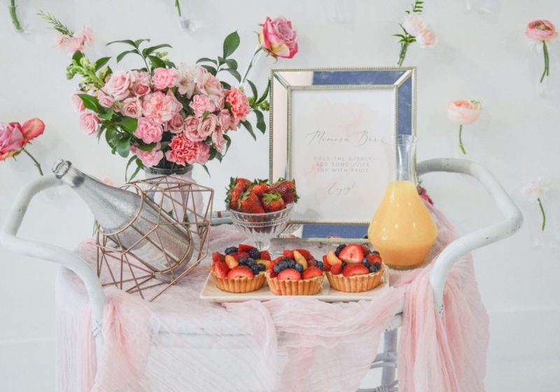 Floral Mother’s Day Mimosa Bar