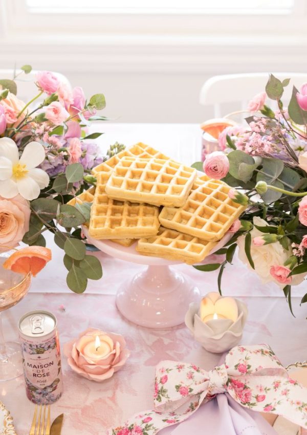 Floral Mother’s Day Waffle Brunch
